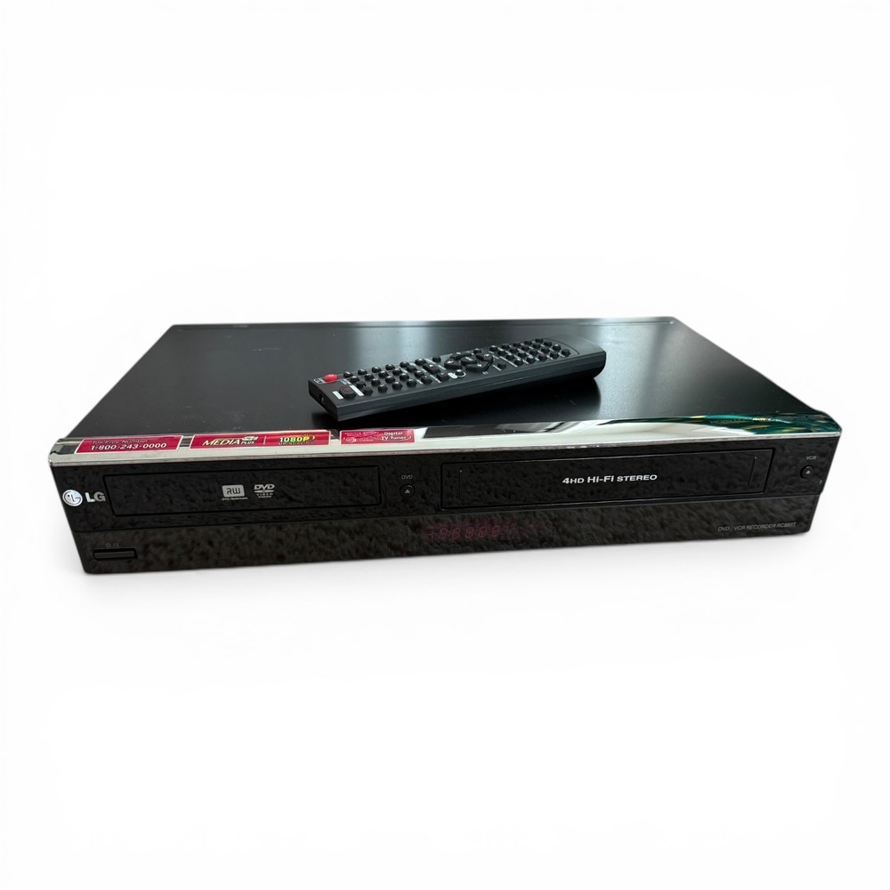 LG RC897T DVD VHS Recorder HDMI Tested Working w/ Remote